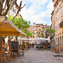 Grasse in Südfrankreich Marktplatz