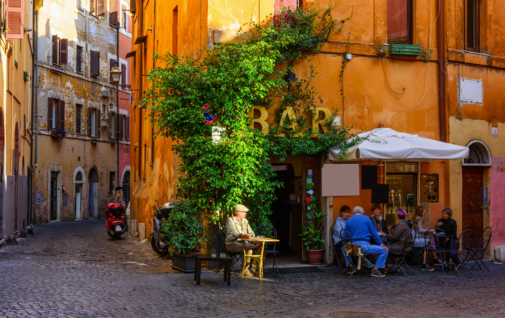 Bohème-Viertel Trastevere mit Mango Tours