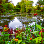 Botanischer Garten des Malers Monet