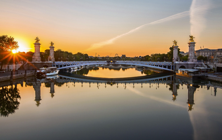 Pont Alexandre III in Paris mit Mango Tours