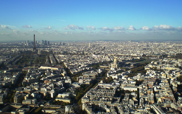 Aufnahme von Paris vom tour montparnasse mit Mango Tours