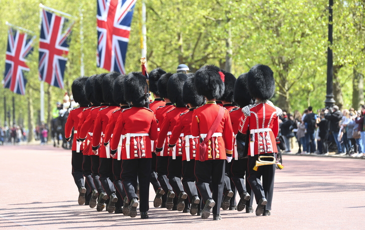 Buckingham Guards mit Mango Tours