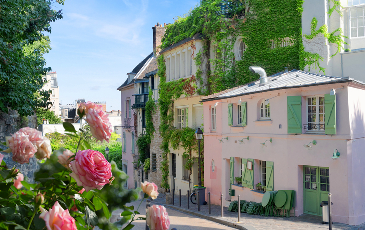 Künstlerviertel Mont Matre bei Stadtrundgang in Paris mit Mango Tours