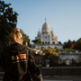 Pariser Basilika Sacre Coeur bei Stadtrundgang