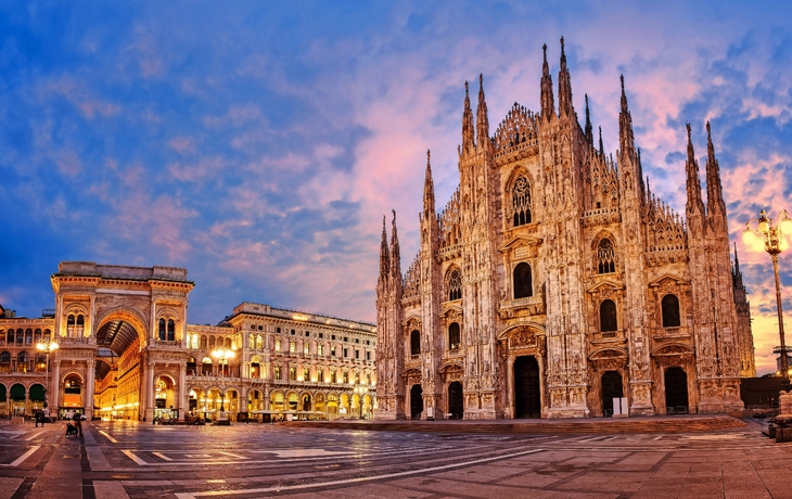 Mailänder Dom bei Sonnenaufgang mit Mango tours