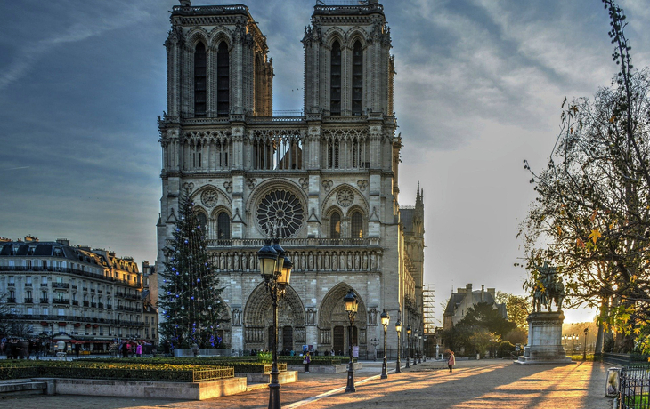 Notre Dame im Winter