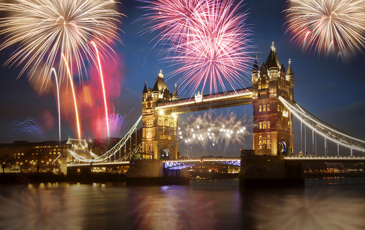 Feuerwerk in London