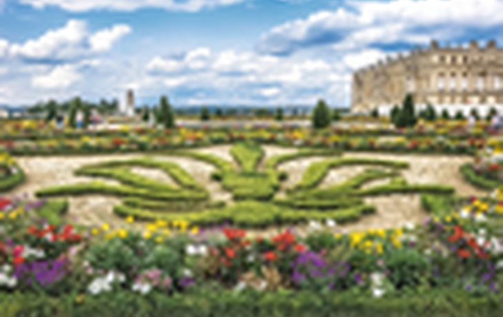 Garten von Versailles bei schönem Wetter